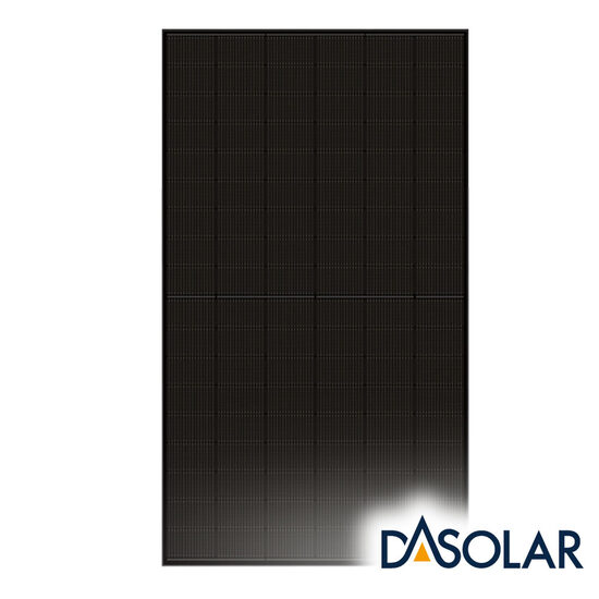 Das Solar 500W N-Type bifacial (divpusējs) full black saules panelis